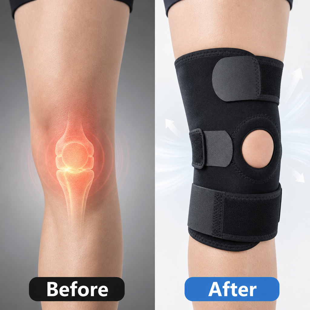 Genouillère orthopédique compression