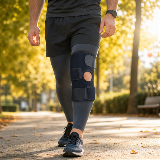 Genouillère orthopédique compression